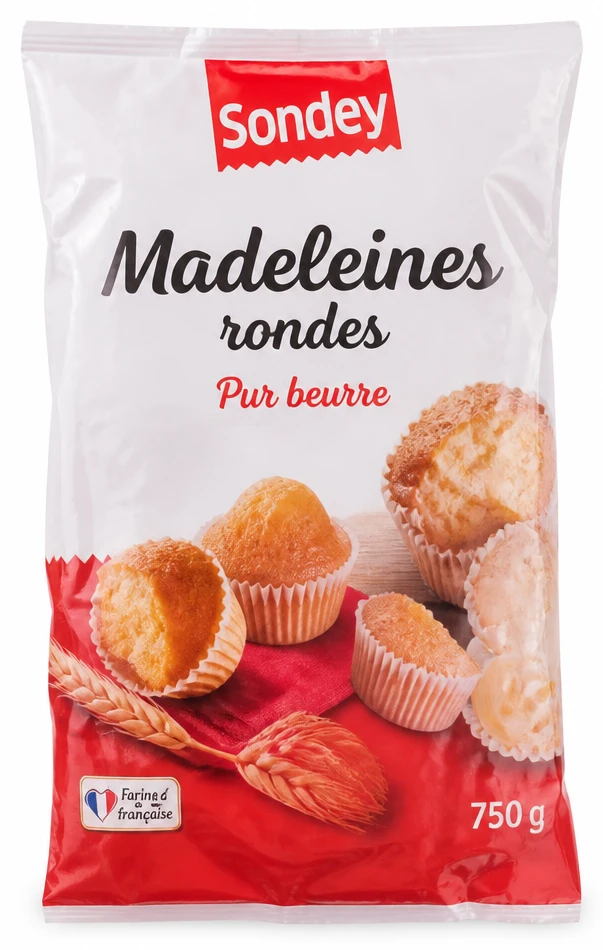Sondey Madeleines rondes