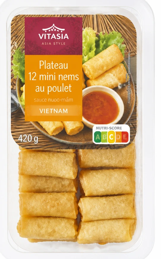 Vitasia Plateau 12 mini nems au poulet