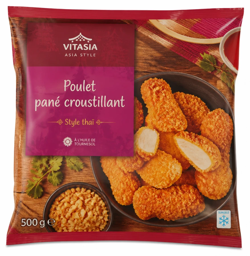 Vitasia Poulet pané croustillant
