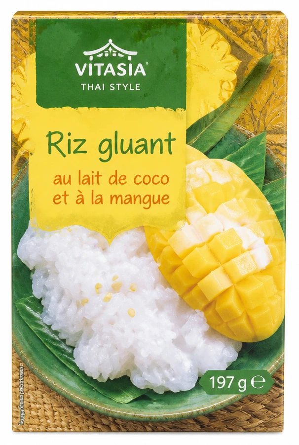 Vitasia Riz gluant au lait de coco et à la mangue