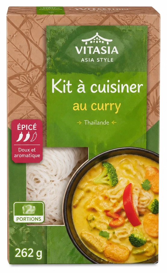 Vitasia Kit à cuisiner au curry