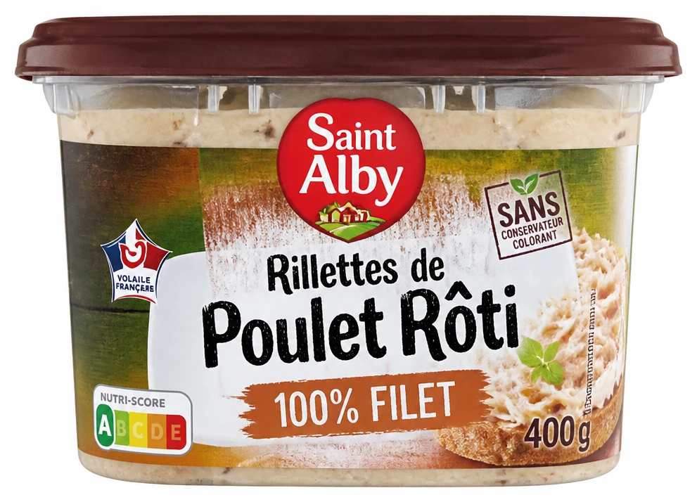 Saint Alby Rillettes de poulet rôti