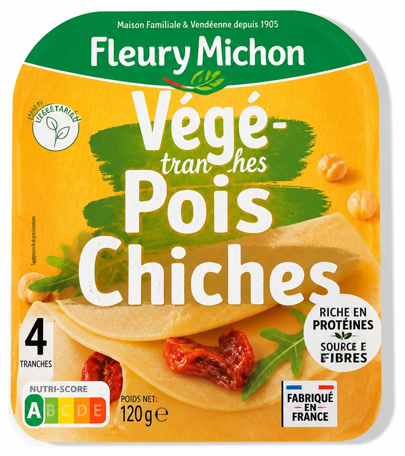 Fleury Michon Végé-tranches pois chiche