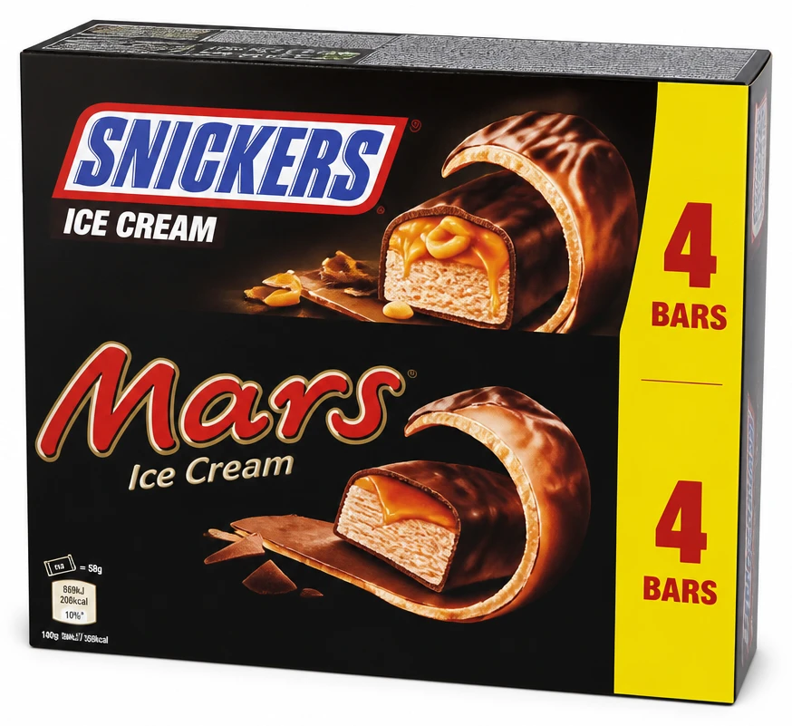 Mars ou Snickers Barres glacées