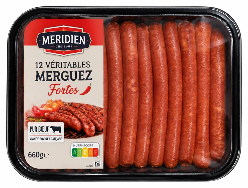 12 Véritables Merguez Fortes