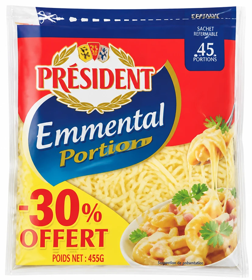 Président Emmental Portion