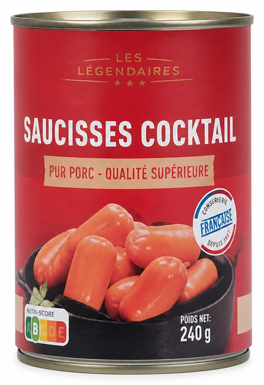Les Légendaires Saucisses cocktail