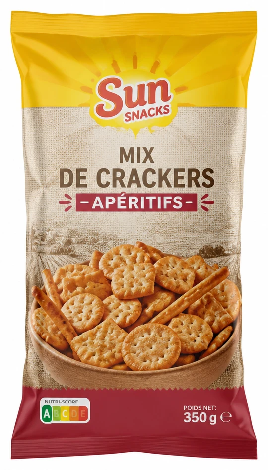Sun Snacks Mix de Crackers Apéritifs