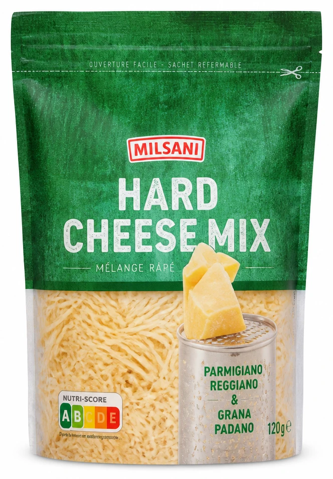 Milsani Hard Cheese Mix Mélange Râpé