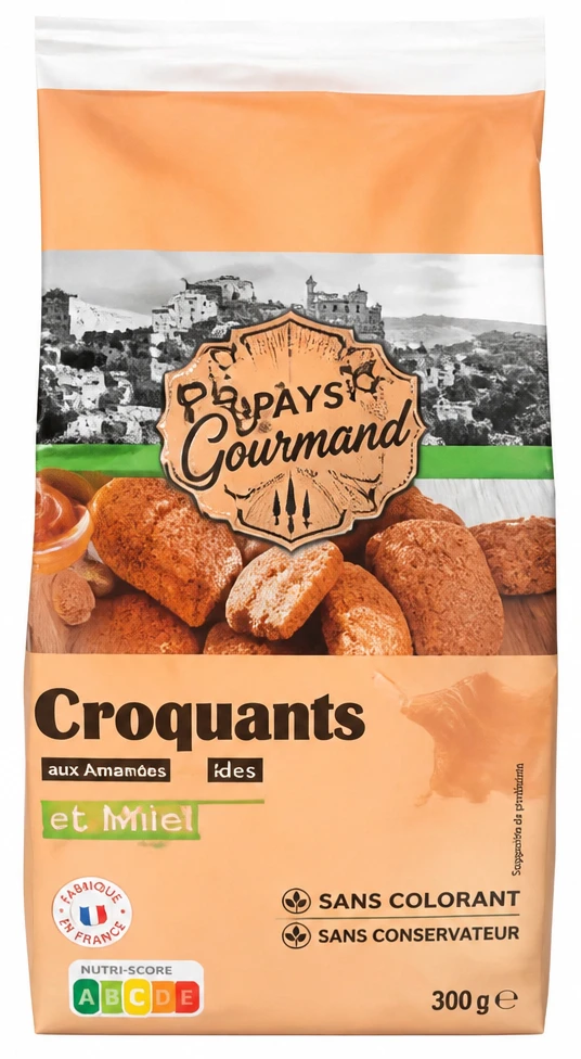 Pays Gourmand Croquant aux Amandes et Miel