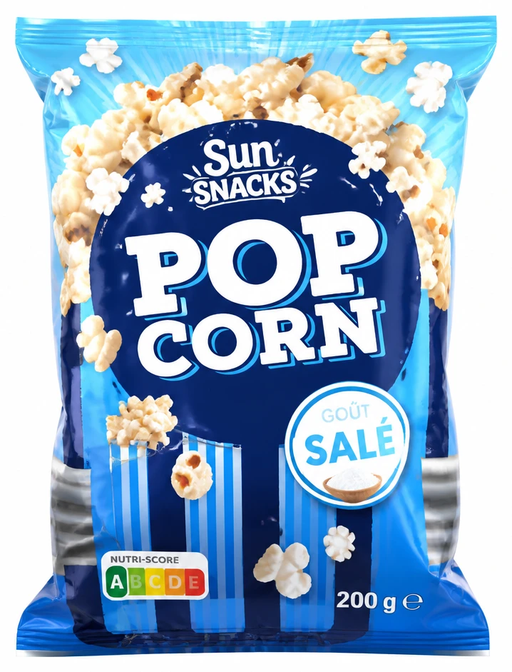 Sun Snacks Pop Corn Salé