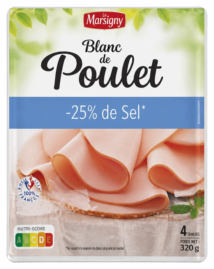 Le Marsigny Blanc de Poulet -25% de sel
