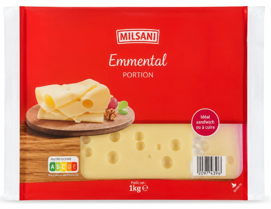 Milsani Emmental Portion