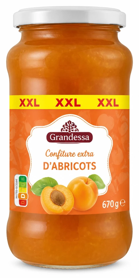 Grandessa Confiture extra d'abricots