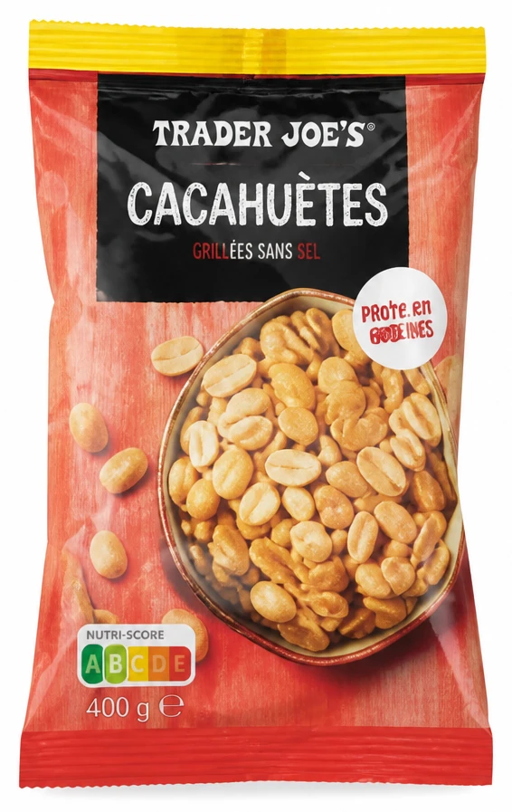 Trader Joe's Cacahuètes grillées sans sel