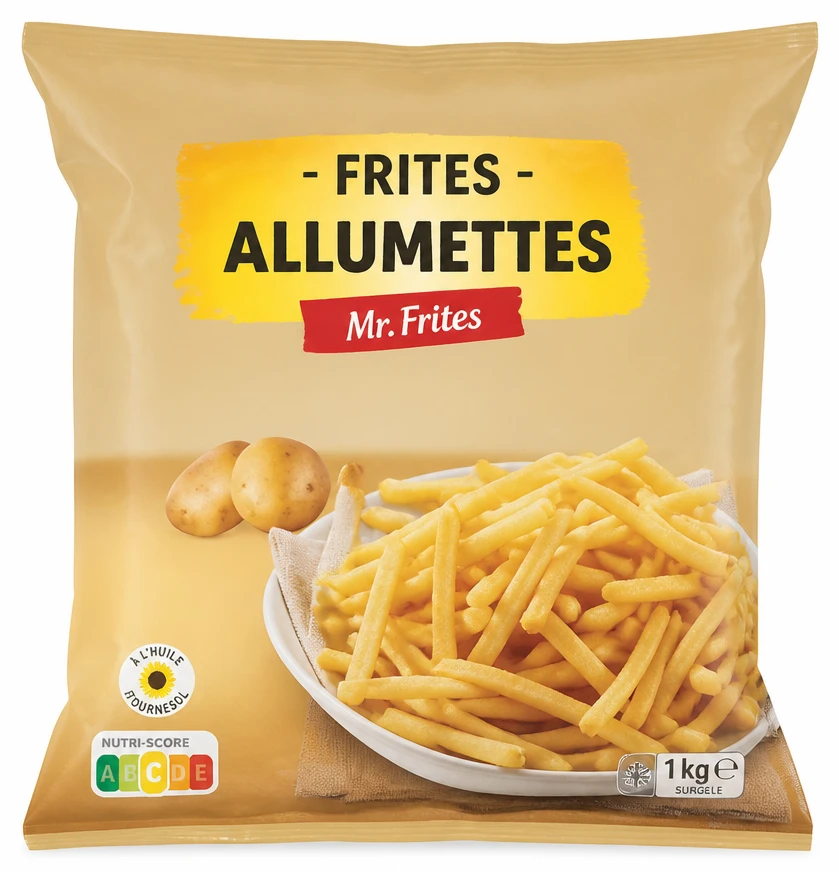 Frites allumettes Mr Frites