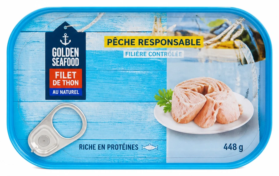 Golden Seafood Filet de Thon