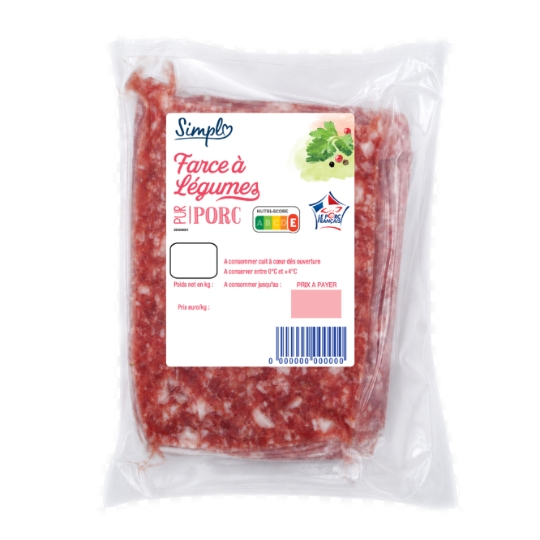 Farce à Légumes Pur Porc SIMPL