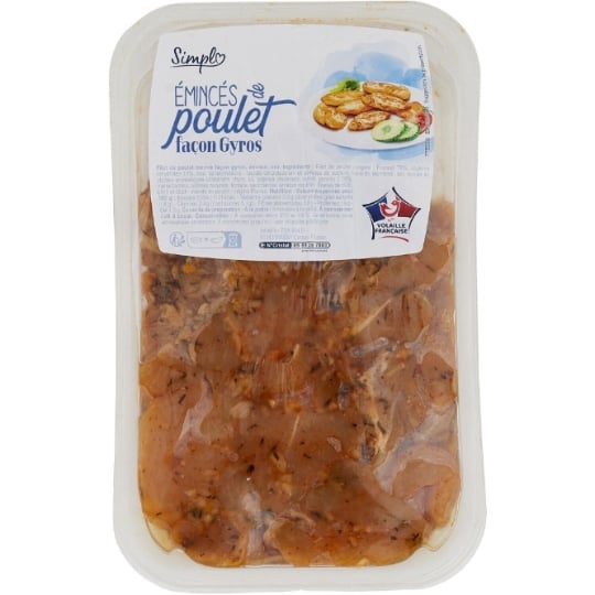 Emincés de Poulet Façon Gyros Petit Prix SIMPL