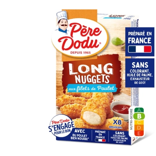 Nuggets Long filets de poulet PERE DODU