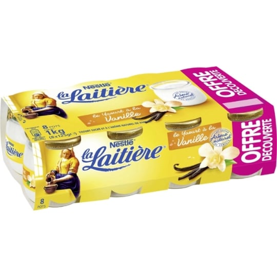 Yaourts Vanille LA LAITIERE