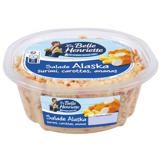 Salade Alaska de Surimi, Ananas et Carottes LA BELLE HENRIETTE