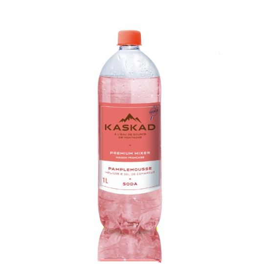 Soda Premium Mixer Pamplemousse Mélisse & Sel de Camargue KASKAD