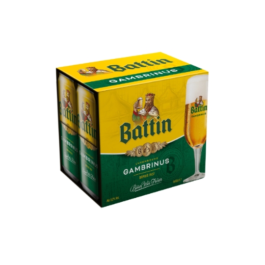 Bière Blonde Gambrinus 5,2% BATTIN