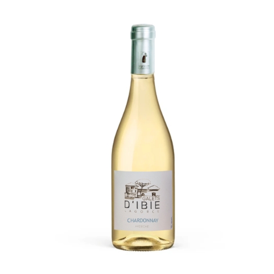 Vin Blanc Chardonnay Ardèche GALETS D'IBIE LAGORCE