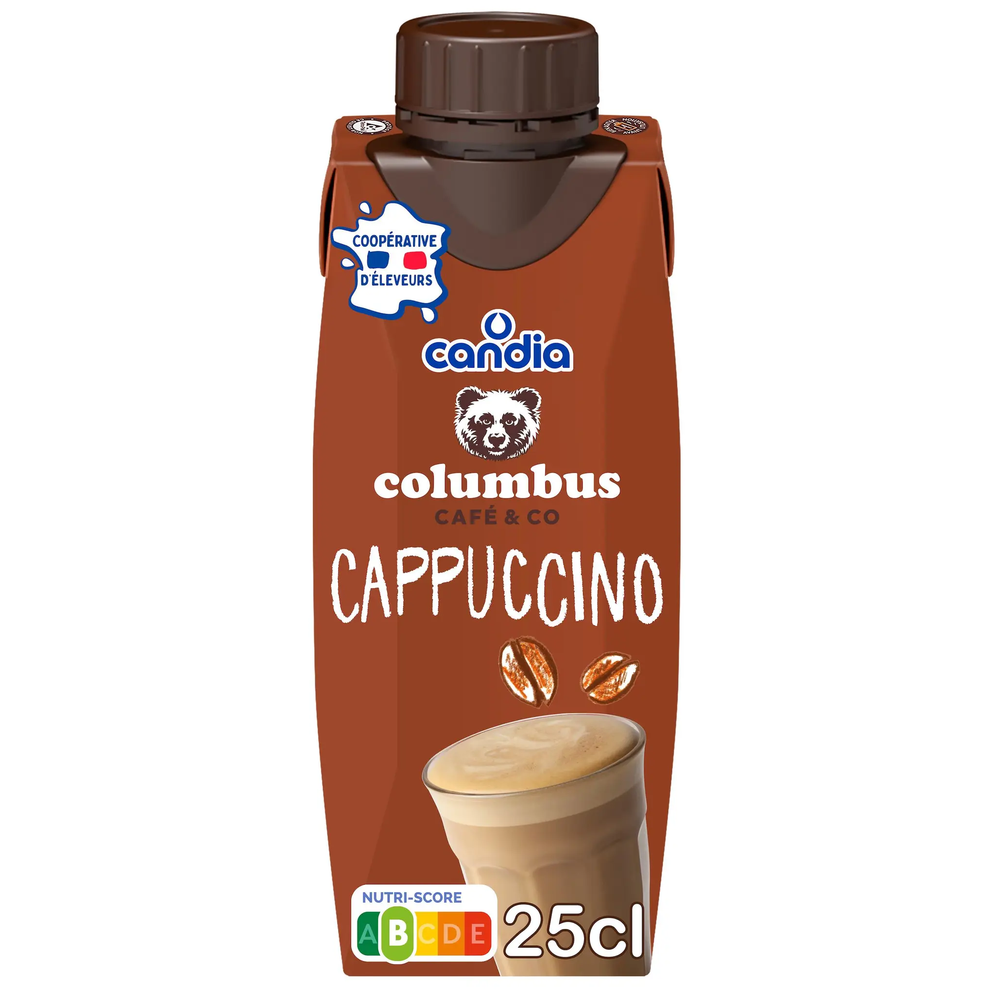 CANDIA Columbus Café & Co boisson lactée au cappuccino