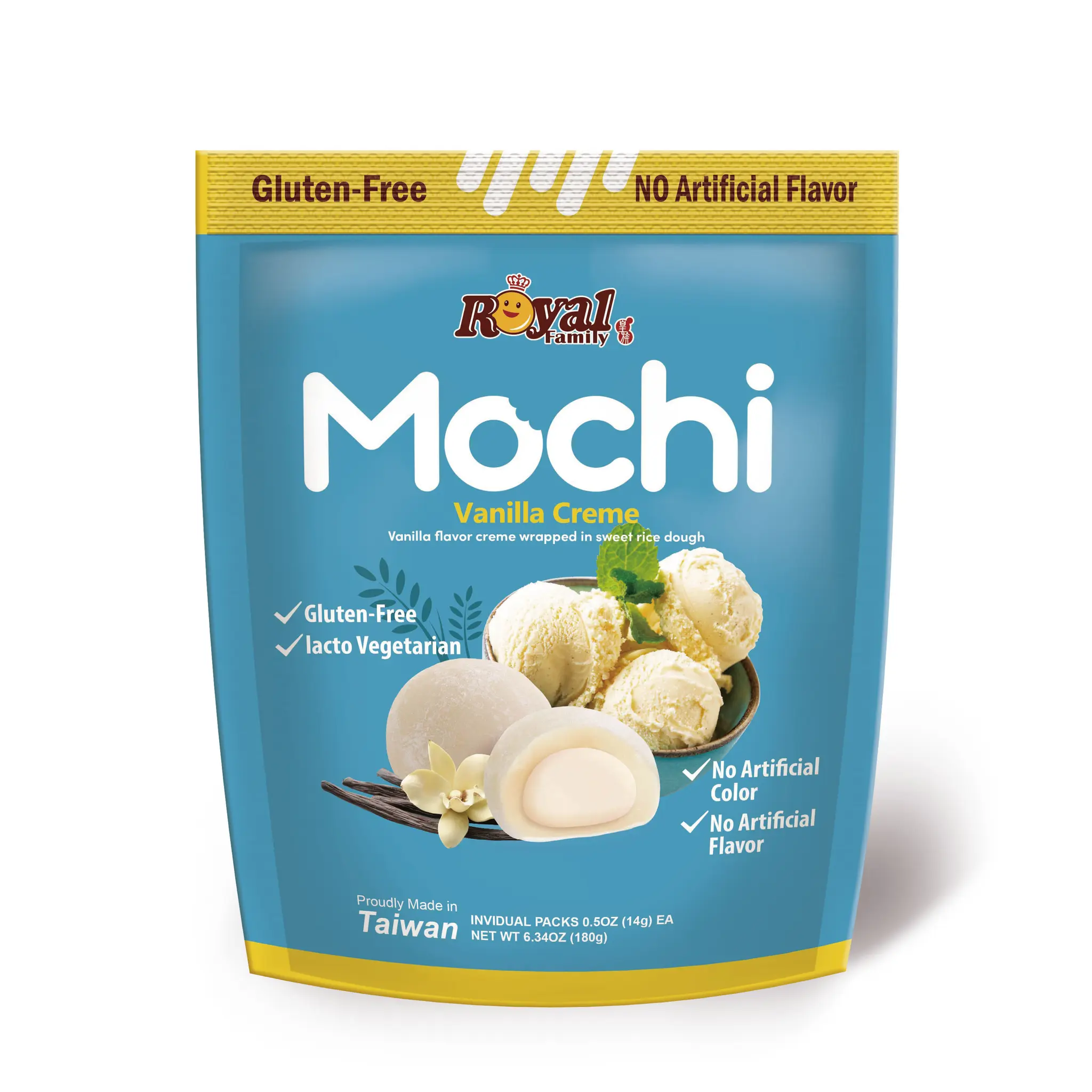 ROYAL FAMILY Mochi crème vanille