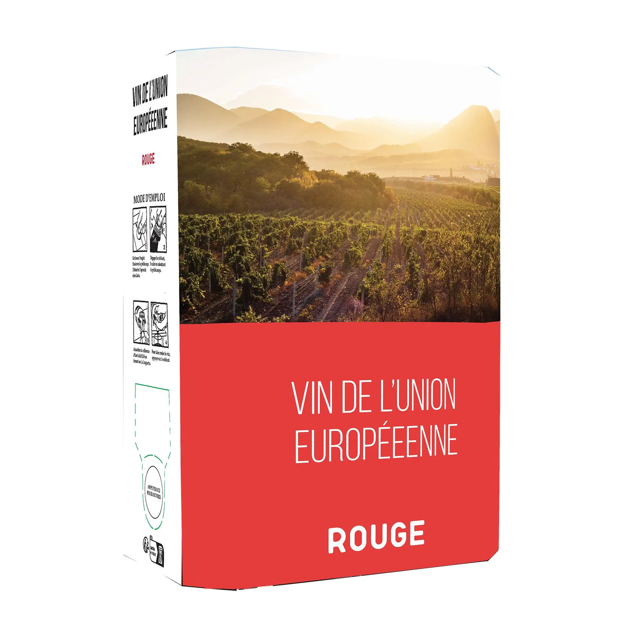 Vin rouge Union européenne