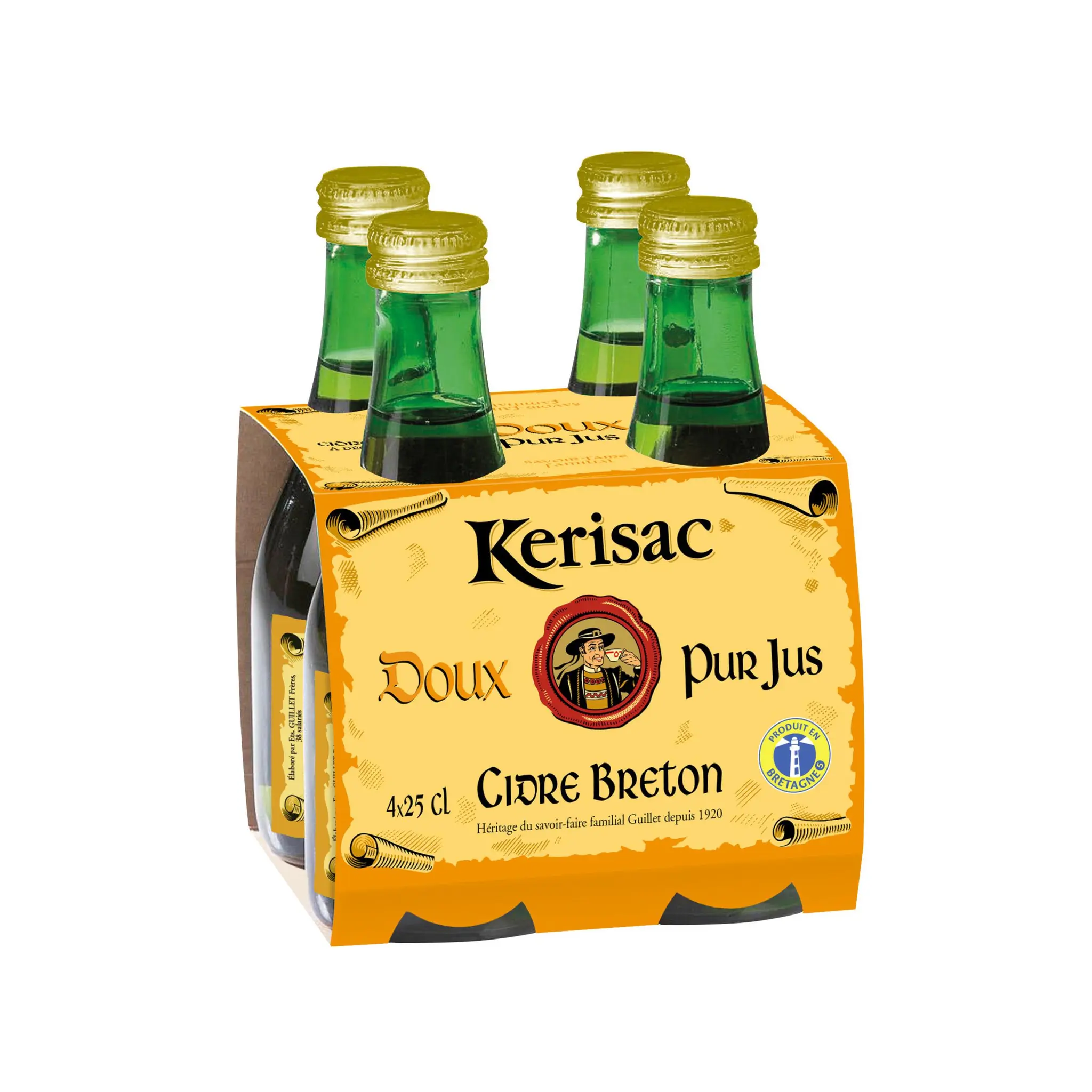 KERISAC Cidre Breton doux pur jus 6%