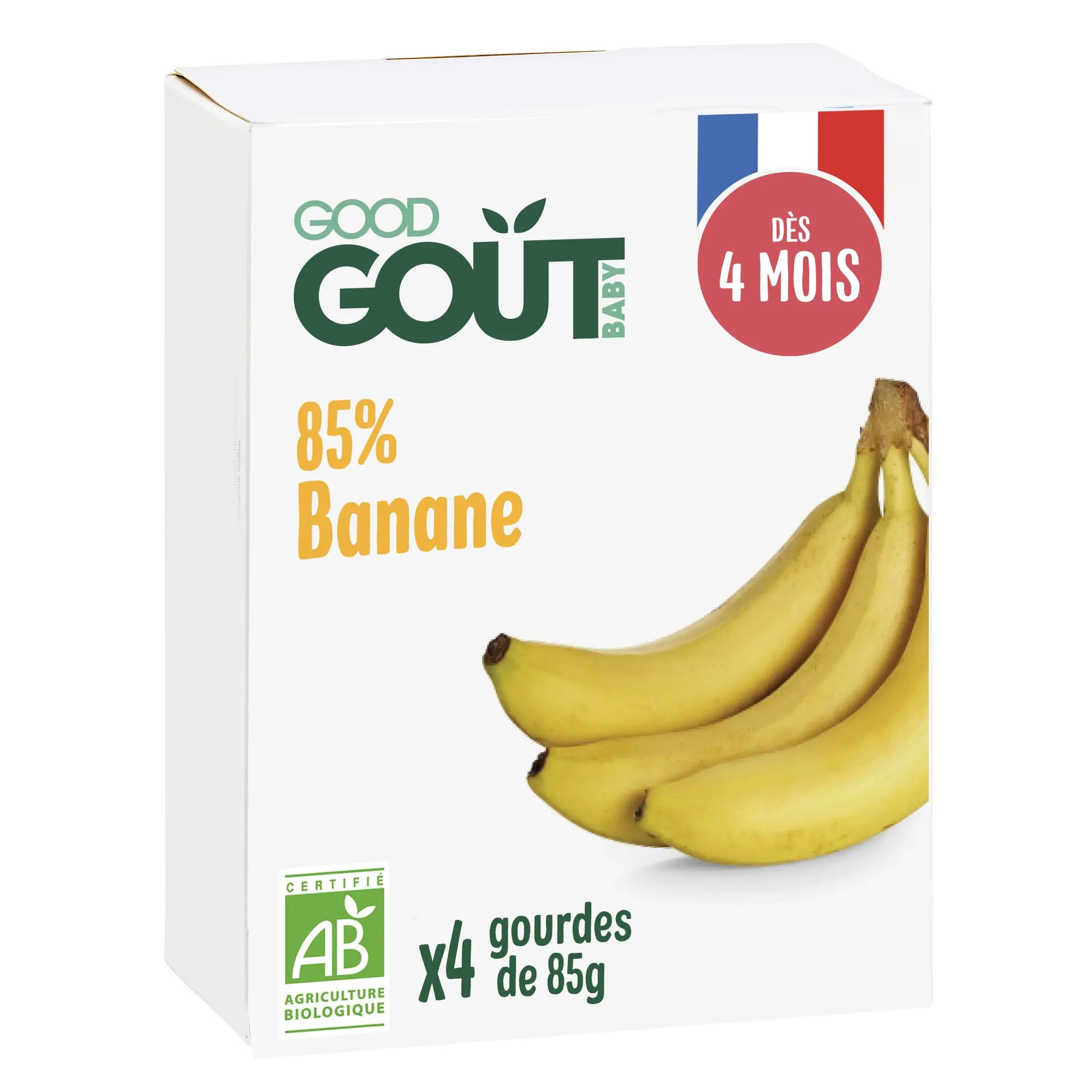 GOOD GOUT Gourde dessert banane bio dès 4 mois