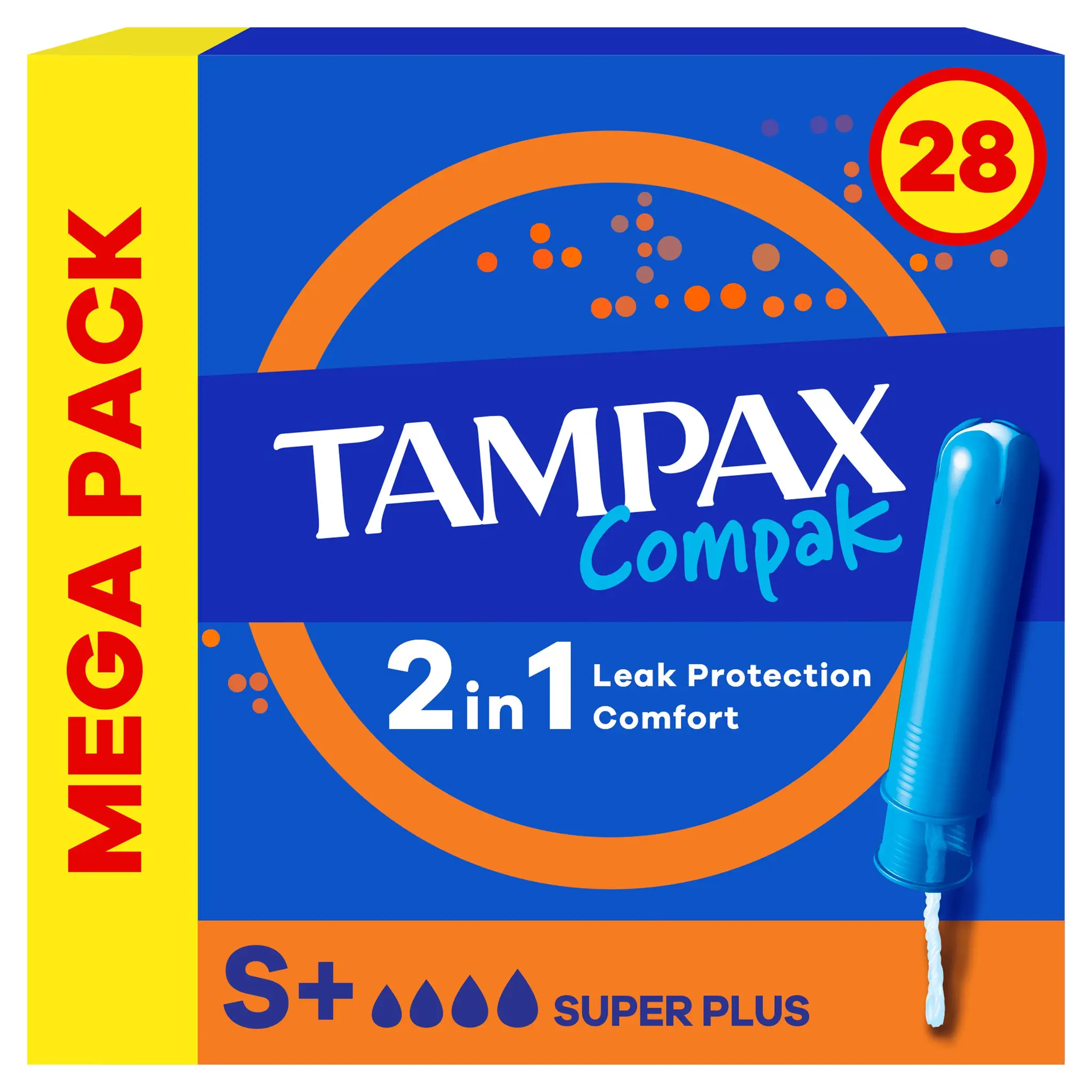 TAMPAX Compak tampons avec applicateur super plus