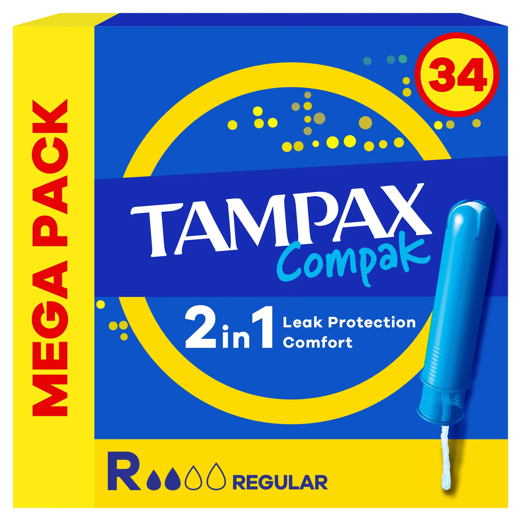 TAMPAX Compak tampons avec applicateur regular
