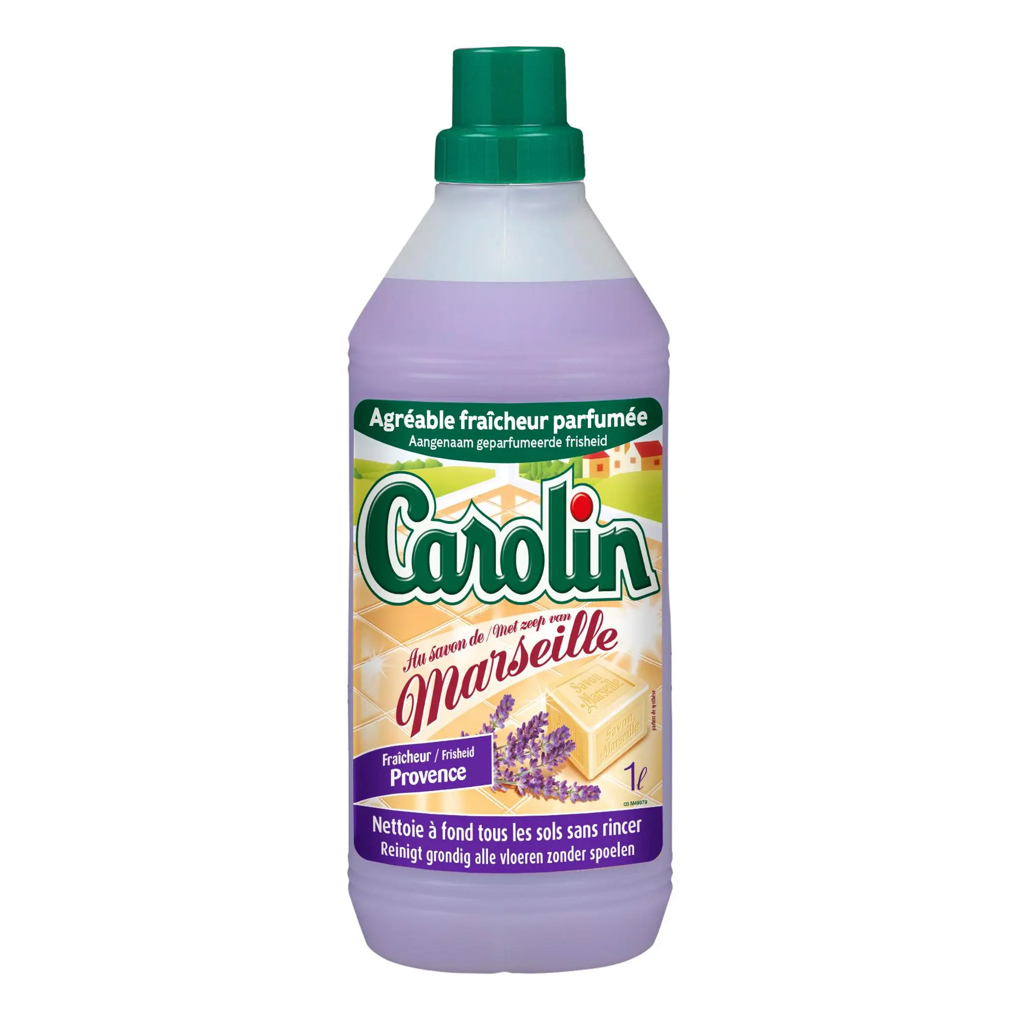 CAROLIN Nettoyant liquide sols au savon de Marseille fraîcheur Provence