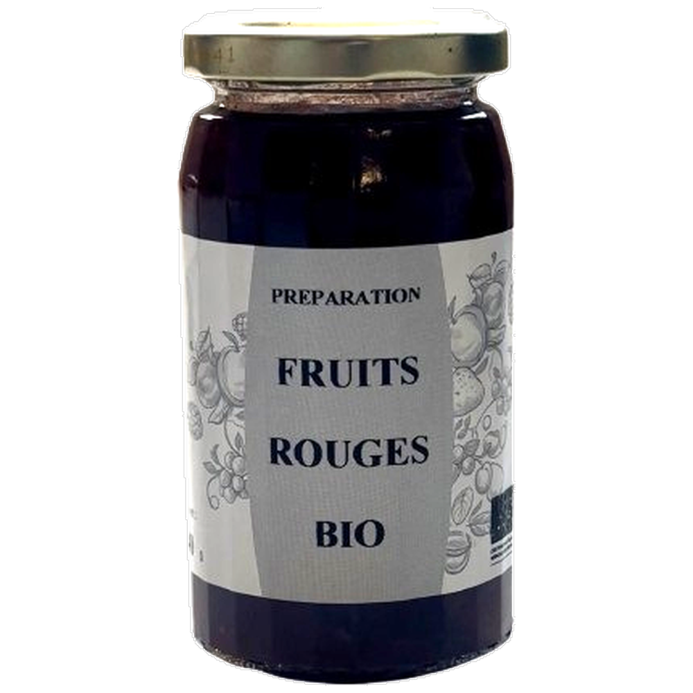 Préparation aux fruits rouges bio