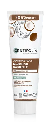 Dentifrice fluor blancheur naturelle