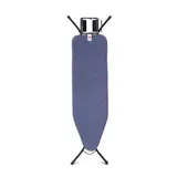 Brabantia Table à repasser repose fer stop vapeur Demin Blue, 124x38 cm taille B