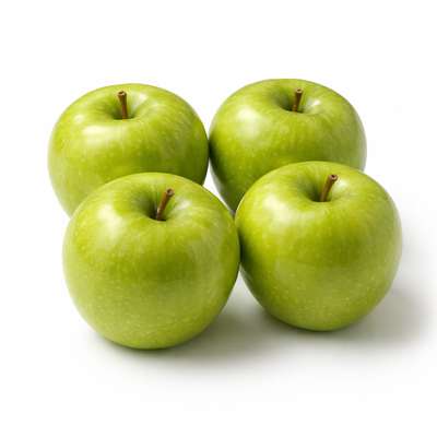 Lot de 4 pommes Granny Smith HVE (gros calibre), France