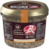 Terrine de campagne Label Rouge à l'Armagnac, U Saveurs (180 g)