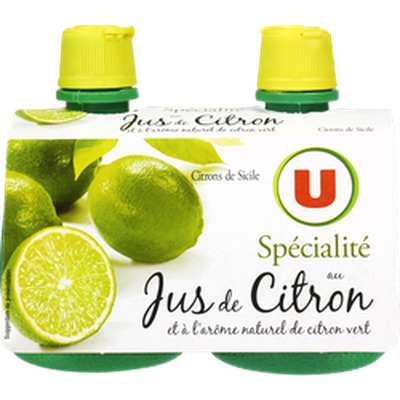 Jus de citron vert, U (2 x 12.5 cl)