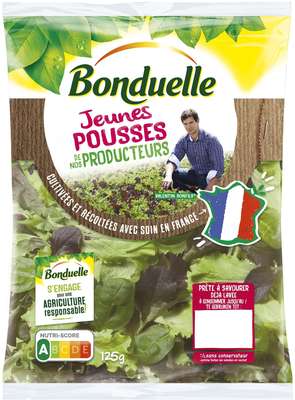 Salade jeunes pousses de nos producteurs, Bonduelle (125 g)
