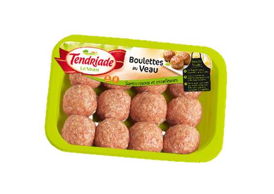 Boulettes de veau nature, Tendriade (12 x 30 g)