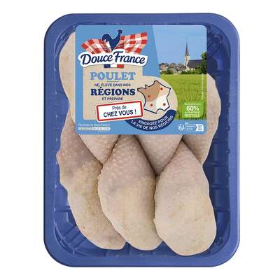 Cuisses de poulet avec portion de dos, Douce France (1,5 Kg)