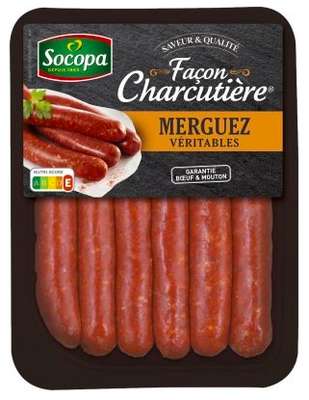 Merguez véritables façon Charcutière, Socopa (x 6)