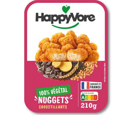 Nuggets végétaux & gourmands, Happyvore (210 g)