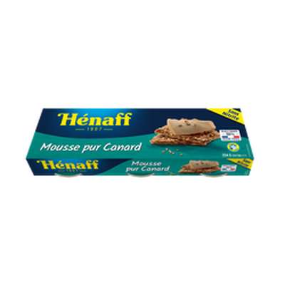Mousse de canard, Henaff (3 x 78 g)