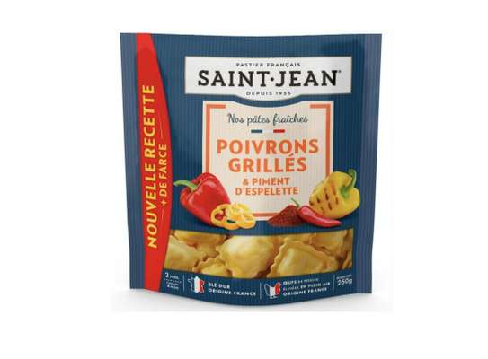 Pâtes fraîches farcies aux poivrons grillés et au piment d'Espelette, Saint Jean (250 g)